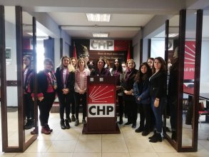 SANCAKTEPE'DE CHP'Lİ KADINLAR YALNIZ DEĞİLSİN BİZ VARIZ DEDİLER